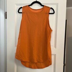 Lululemon Athletica Orange Relaxed Tank Top